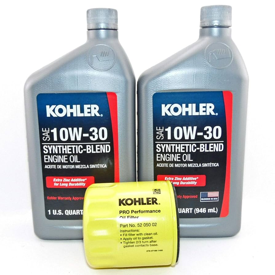 Amazon.com: Maintenance 2 Qts Synethetic Blend 10W30 Kohler